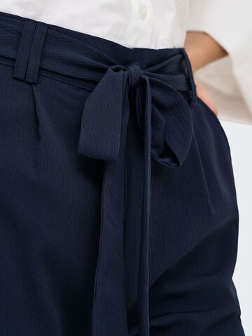 ONLY Wide leg Bandplooibroek 'ONLNova' in Blauw