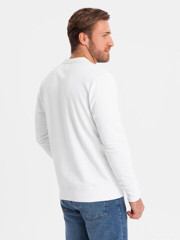 Ombre Sweatshirt in White