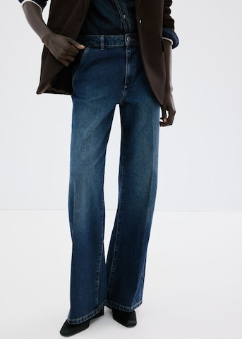 MANGO Wide leg Jeans 'Mae' in Blue: front