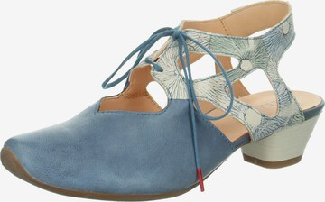 THINK! Slingback Pumps in Blue: front