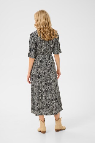 Robe-chemise 'Tiah' Cream en noir
