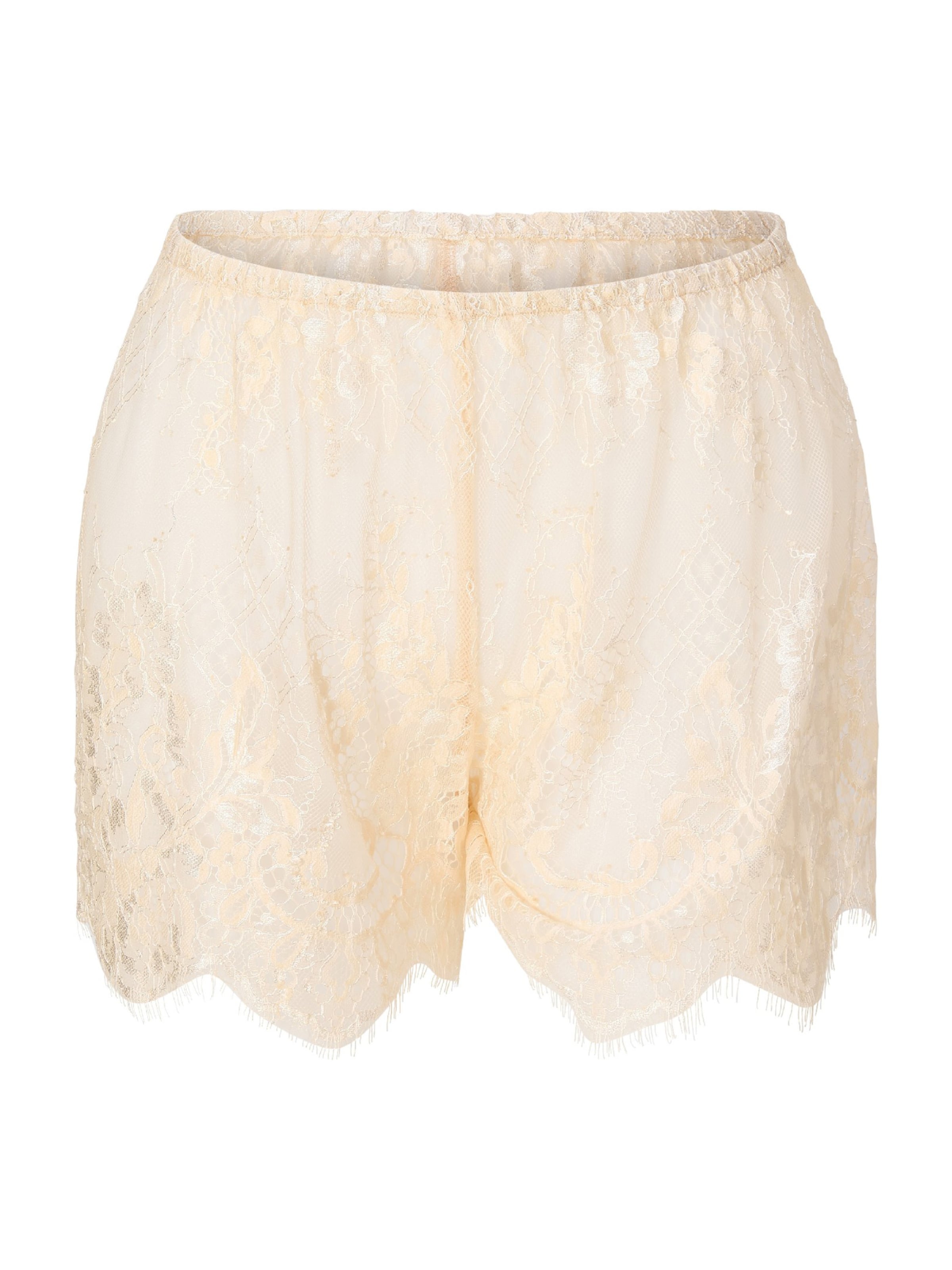 Pantaloncini da pigiama di LingaDore in beige: frontale