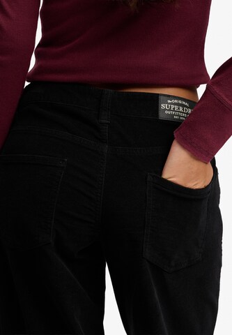 Superdry & Co Baggy Broek in Zwart