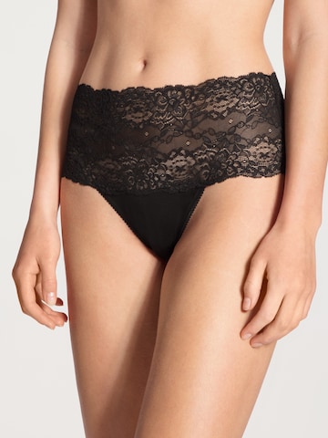 CALIDA Panty 'Sensual Secrets'‌‌‌‌‌‌ in Schwarz: Vorderseite