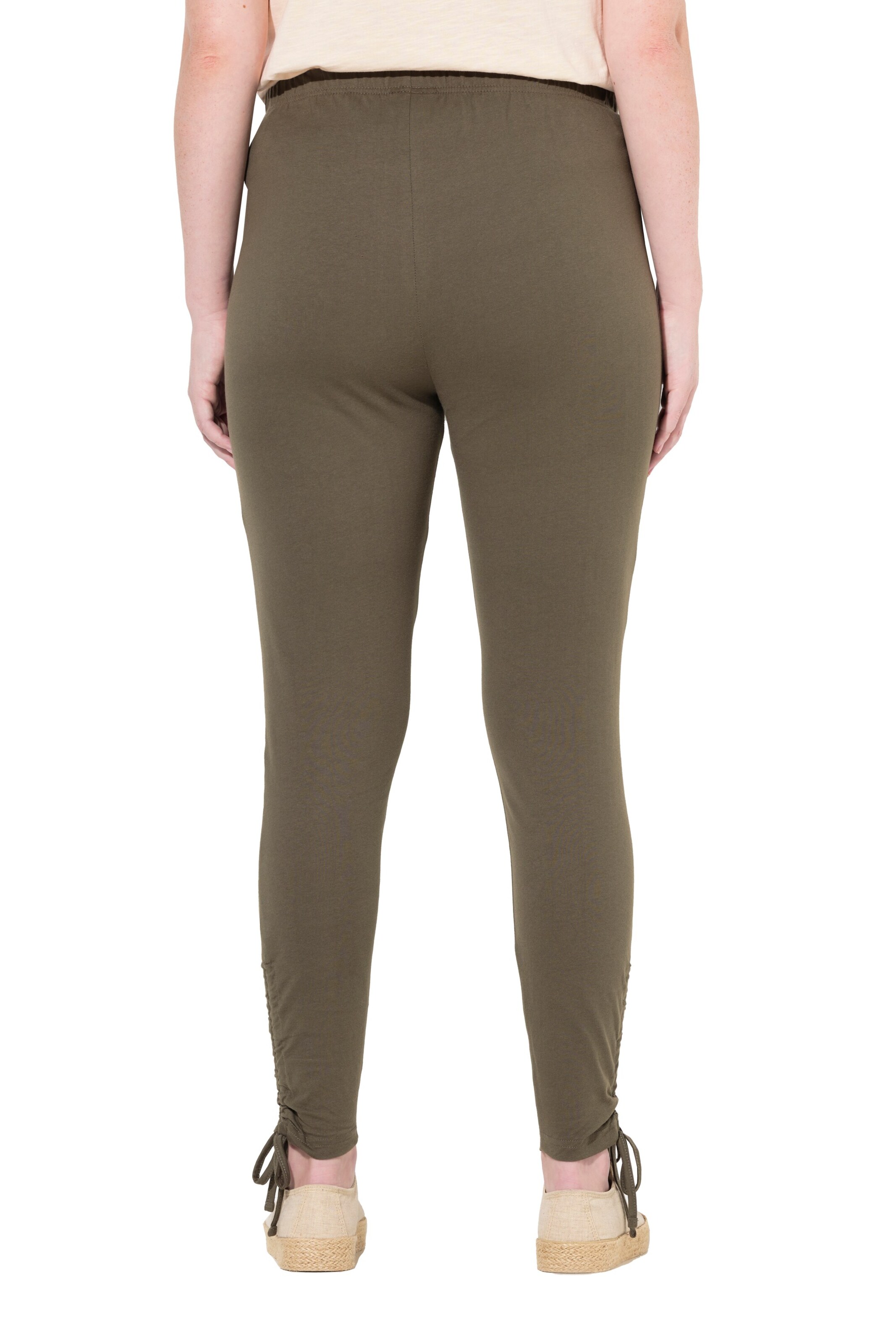Ulla Popken Slimfit Leggings in Groen