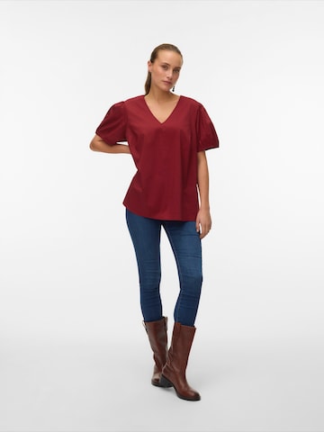 Vero Moda Curve Blouse 'VMCFRIBA' in Red