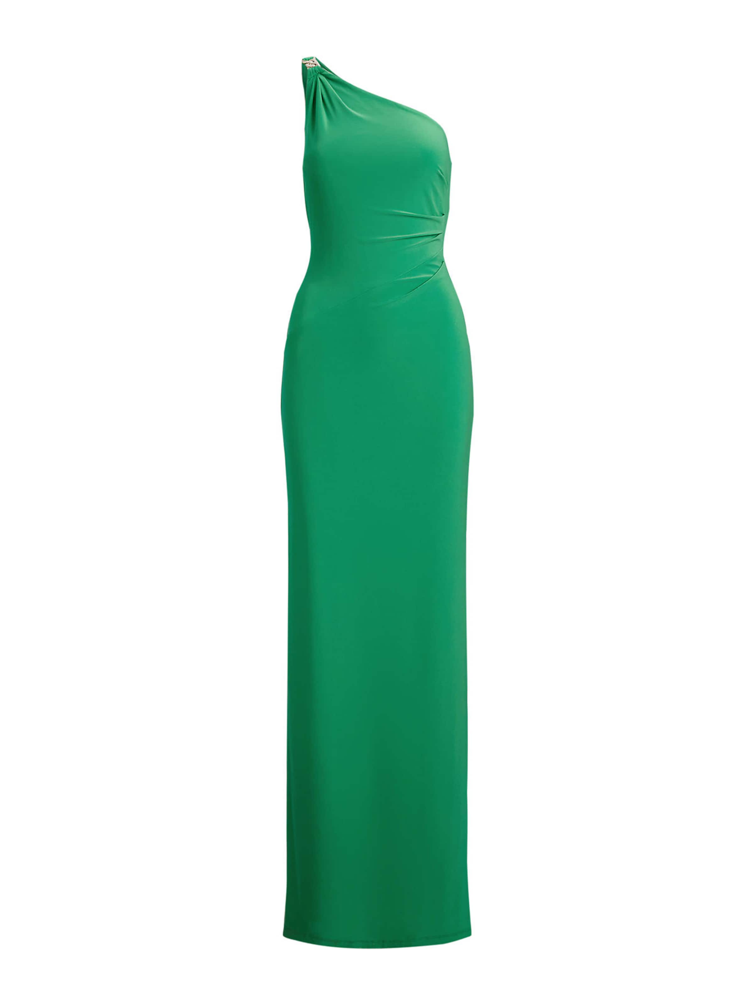 Lauren Ralph Lauren - Vestido de noche en verde: frente