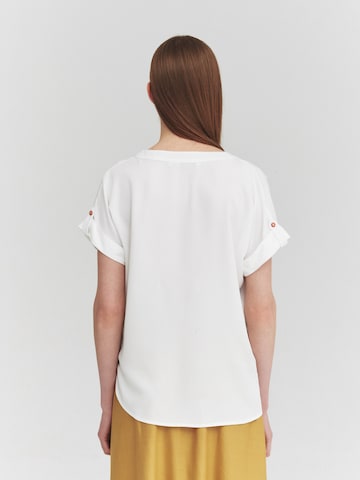 TATUUM - Blusa 'Alea 3' em branco