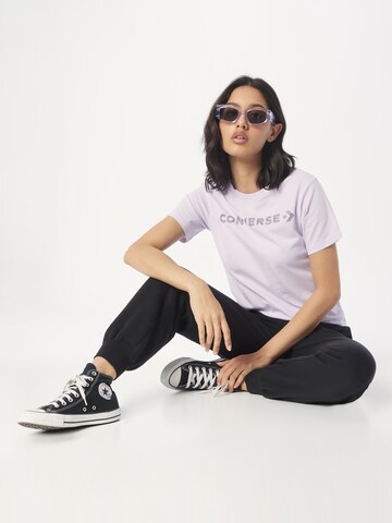 CONVERSE T-Shirt in Lila