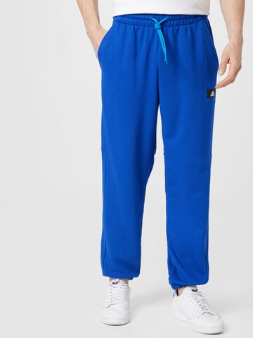 ADIDAS SPORTSWEAR Regular Workout Pants in Blue: front