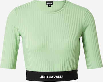 Just Cavalli T-shirt i grön: framsida