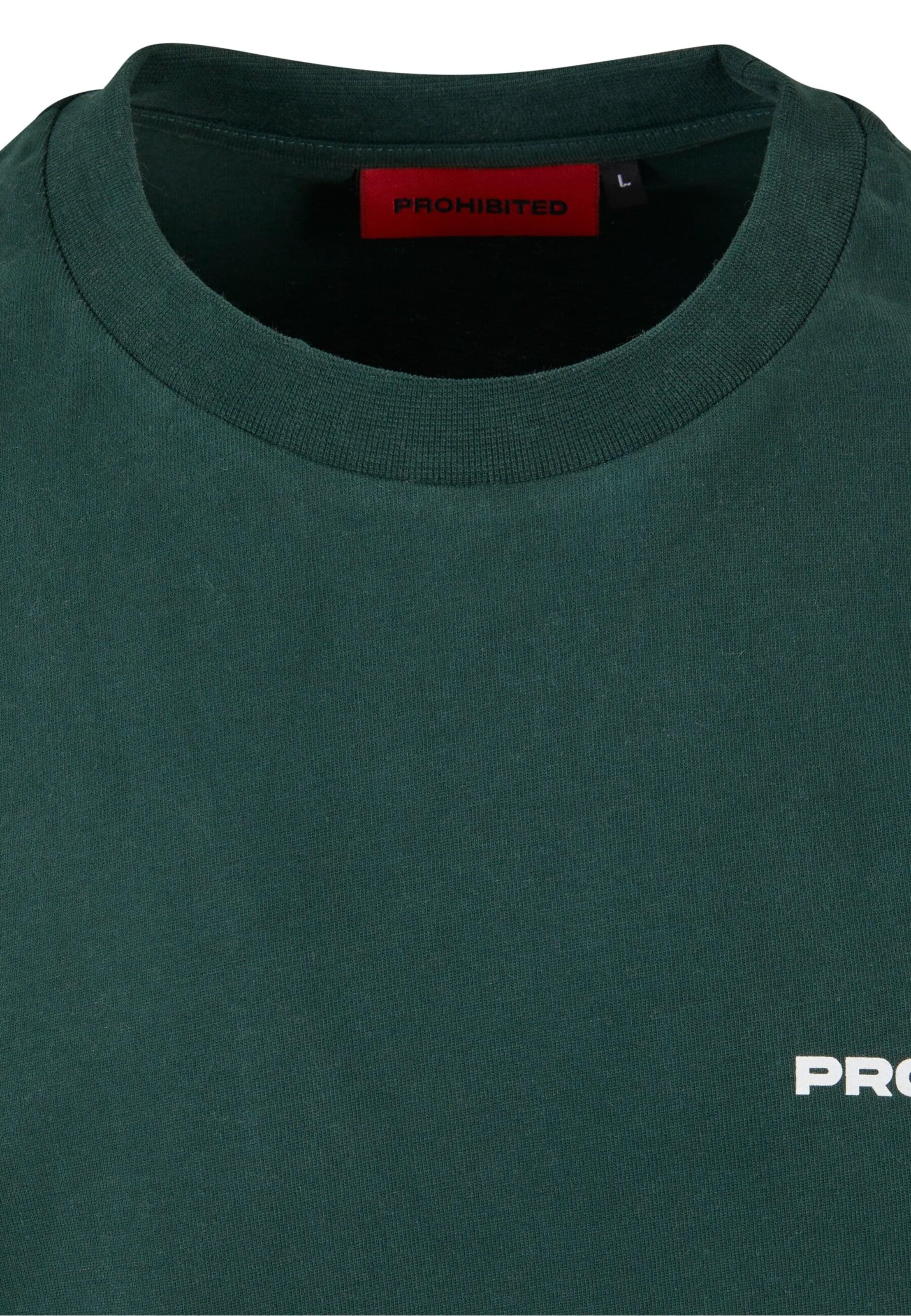 T-Shirt Prohibited en vert