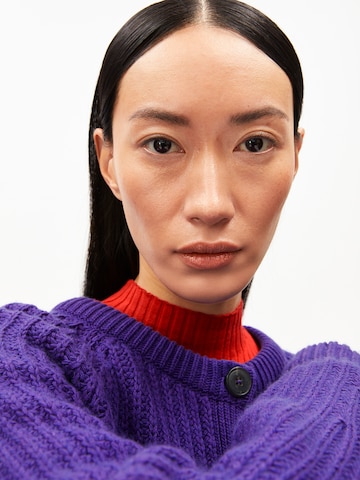 ARMEDANGELS Knit cardigan in Purple
