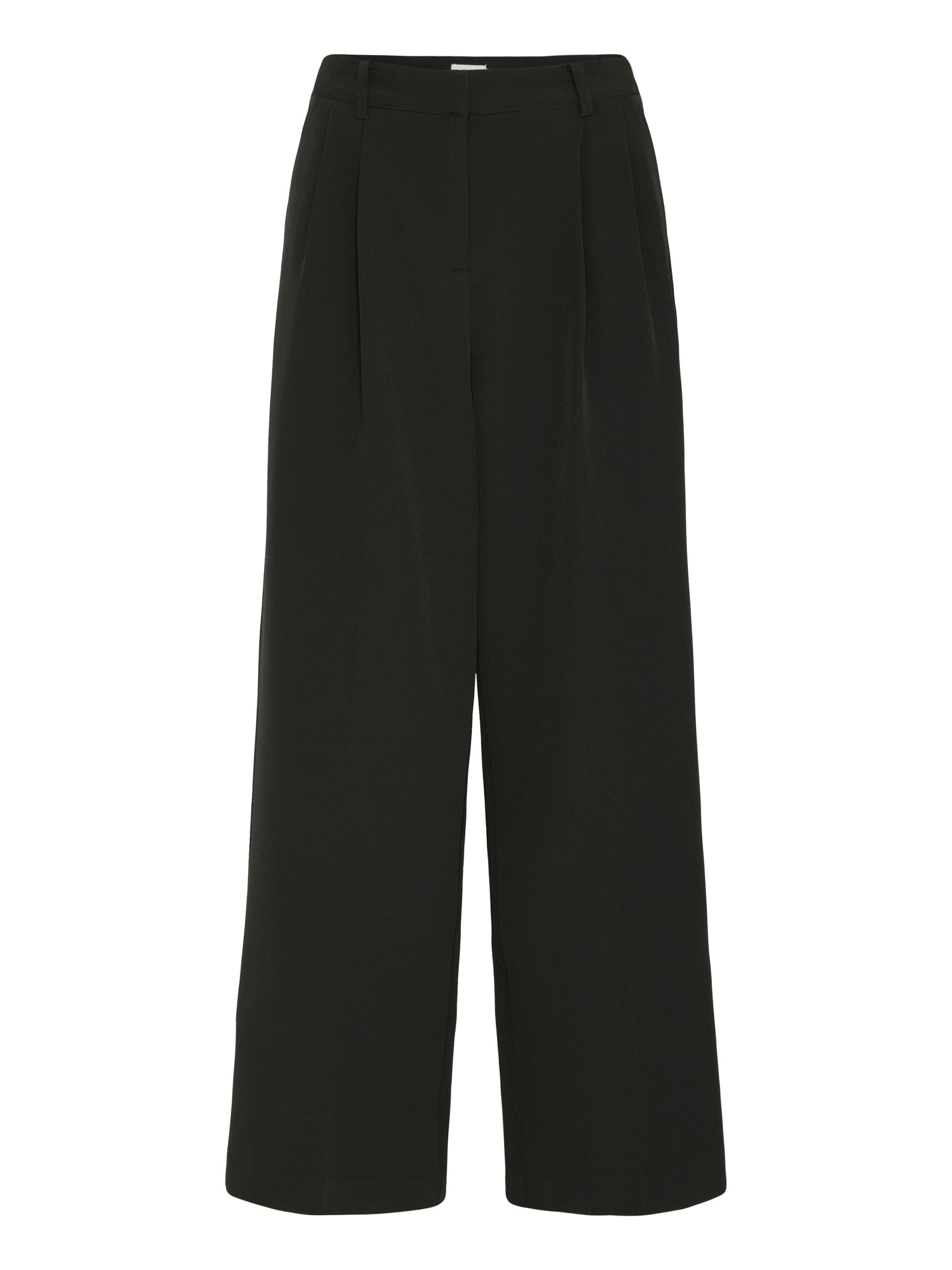 Pantalon à pince 'IHLEXI PA9' ICHI en noir : devant