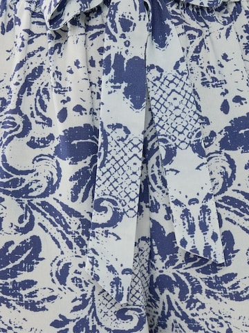 Wide Leg Pantalon Hiccup en bleu