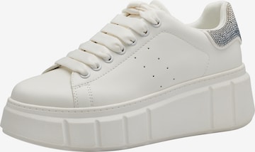 Tamaris Sneakers laag in Wit: voorkant