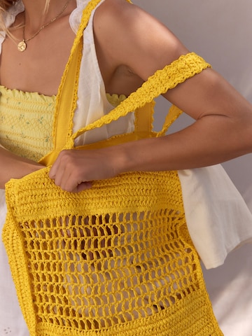Next Strandtasche in Gelb