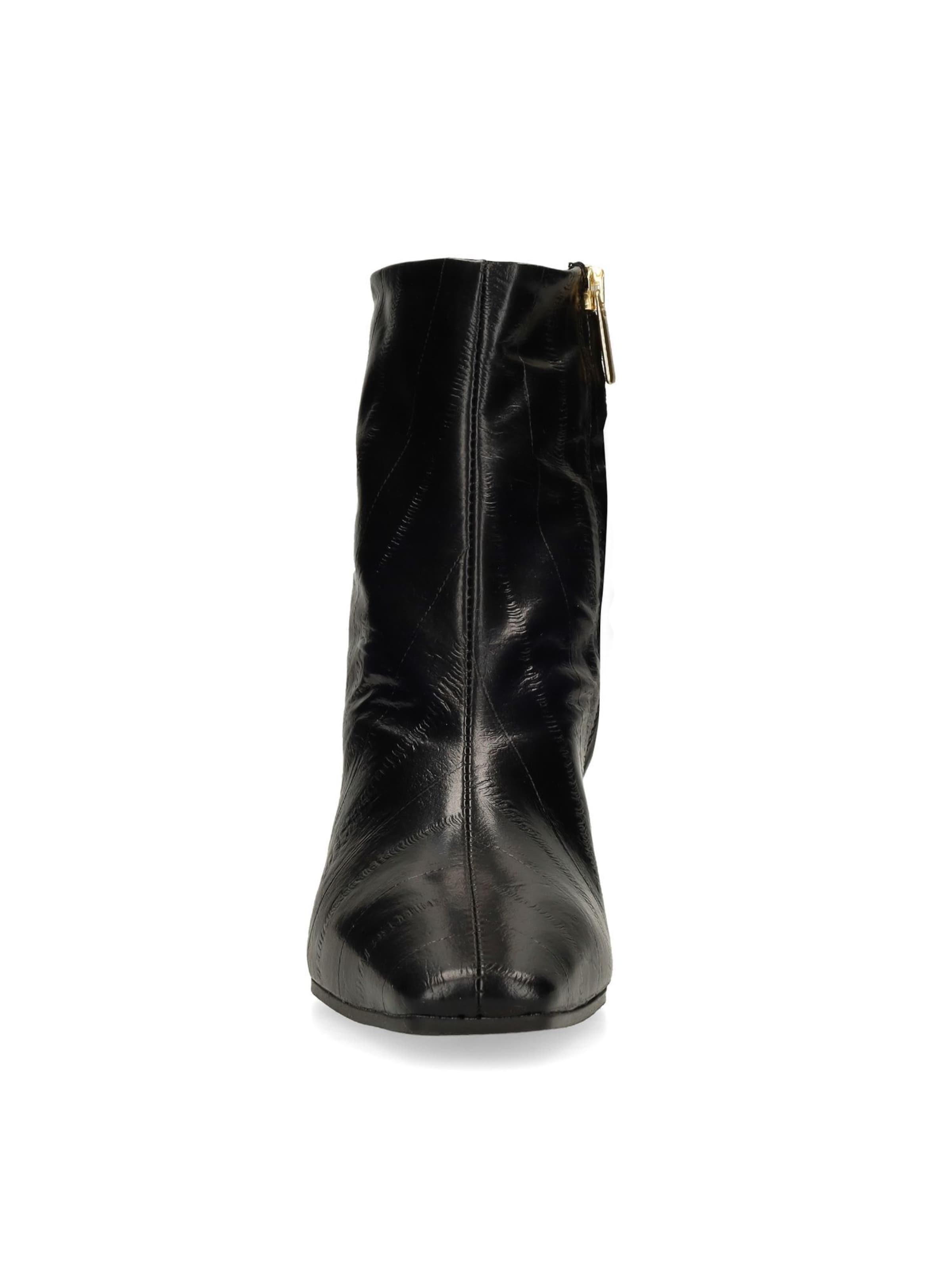 MANFIELD Stiefelette in Schwarz