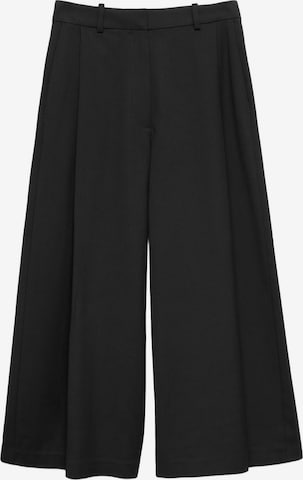 Wide Leg Pantalon Marks & Spencer en noir : devant
