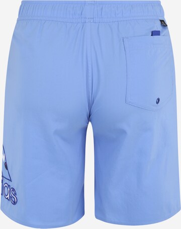 Pantaloncini sportivi da bagno 'Seasonal Floral Logo Clx' di ADIDAS SPORTSWEAR in blu