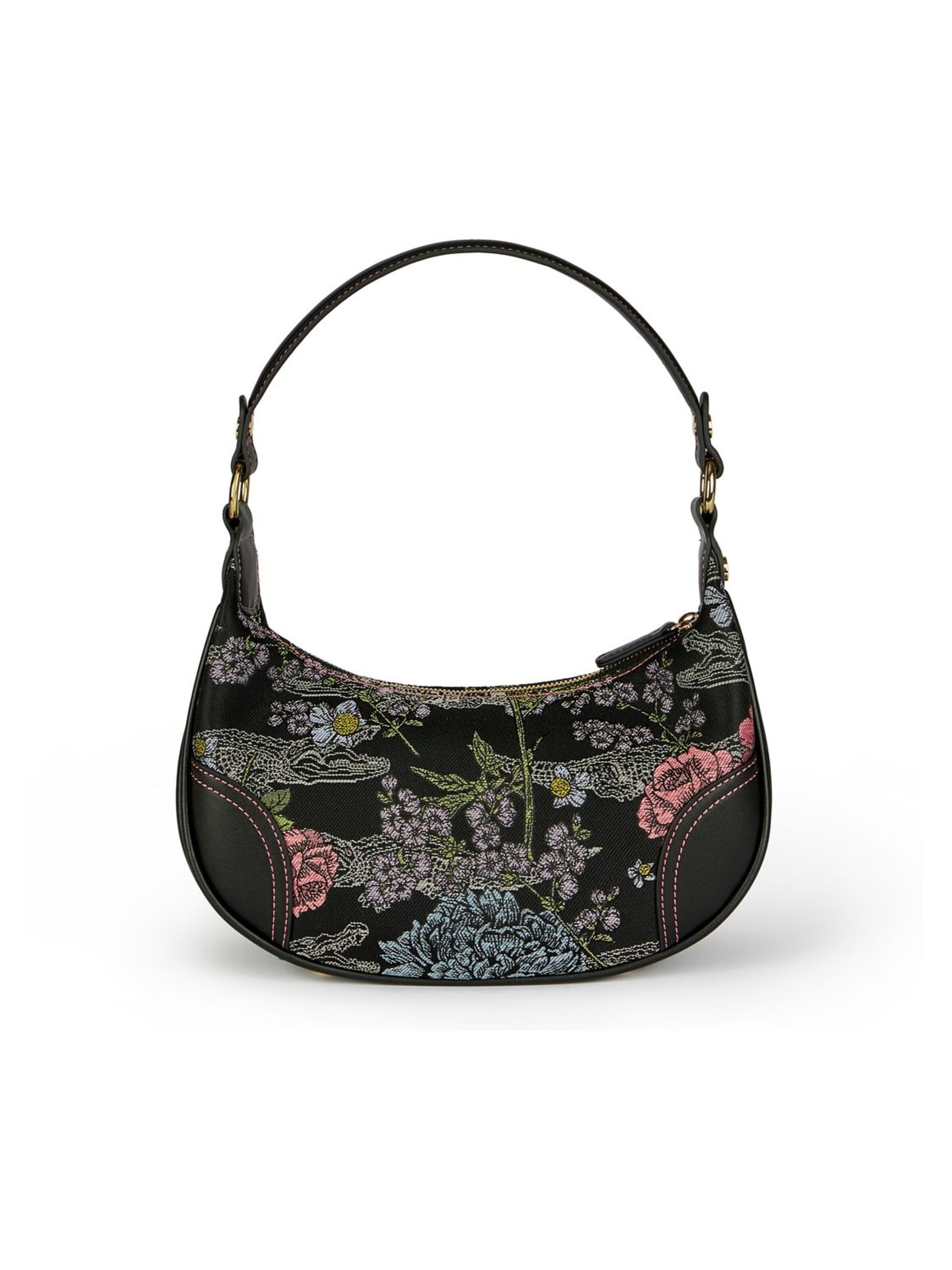 Borsa a spalla 'Jacquard' di Braccialini in nero