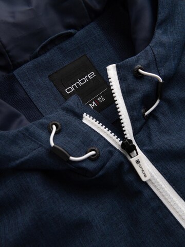 Veste mi-saison 'OM-JANP-0136' Ombre en bleu