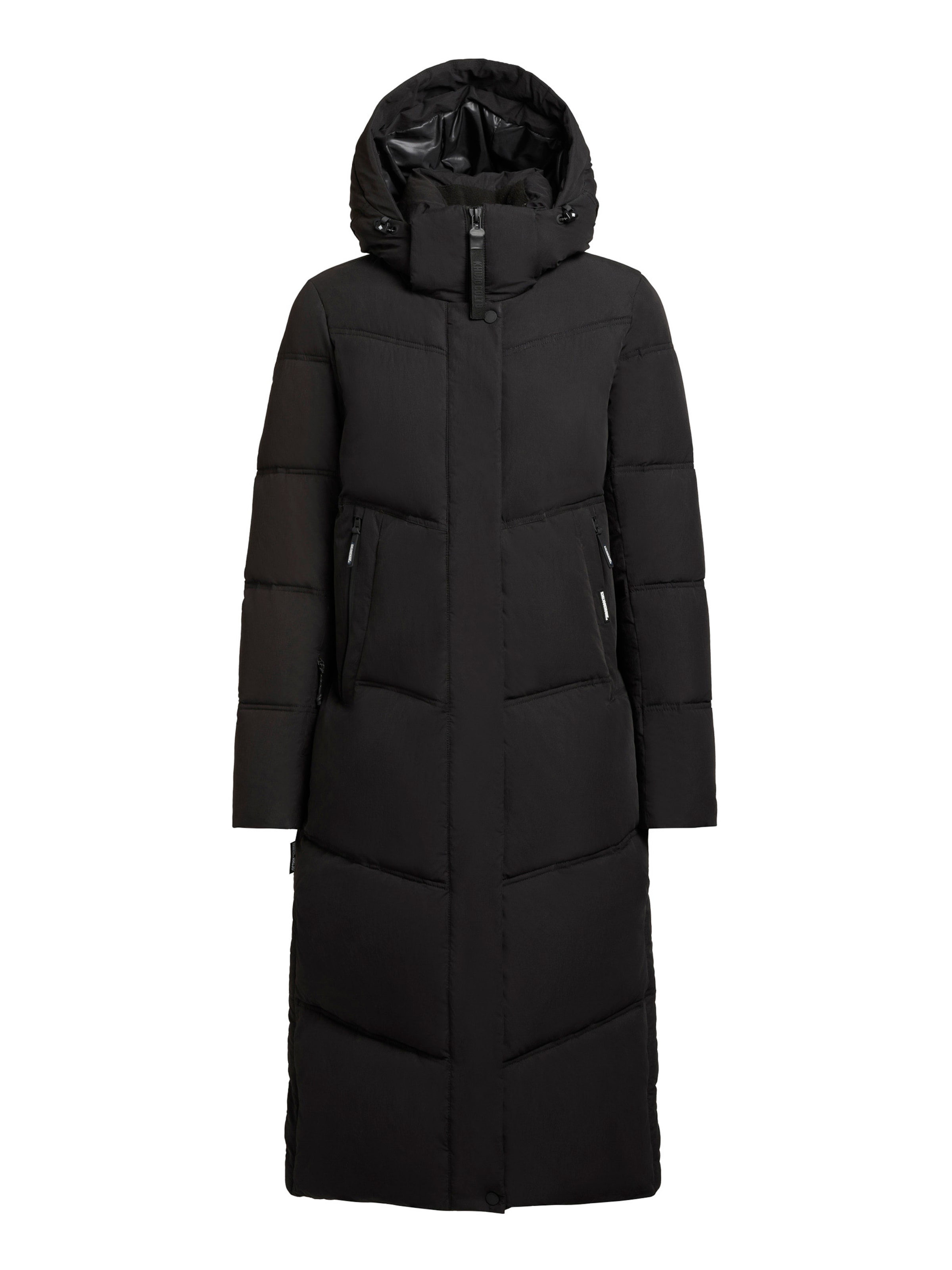 khujo Winter coat ' LUGA ' in Black: front