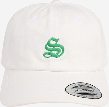 Urban Classics - Gorra 'Letter' en blanco