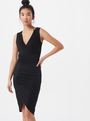 Skirt & StilettoKoktel haljina 'Cira' - crna boja: prednji dio