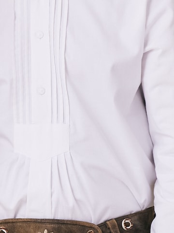 Aumühle Regular Fit Trachtenhemd 'Alfred' in Weiß