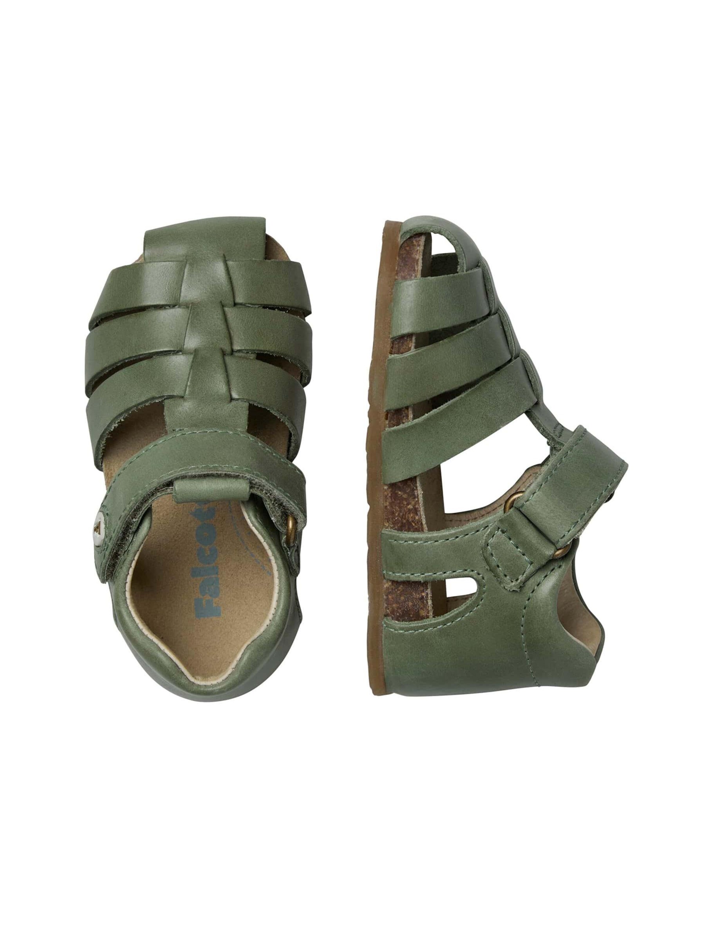 Falcotto Open shoes 'ALBY' in Green