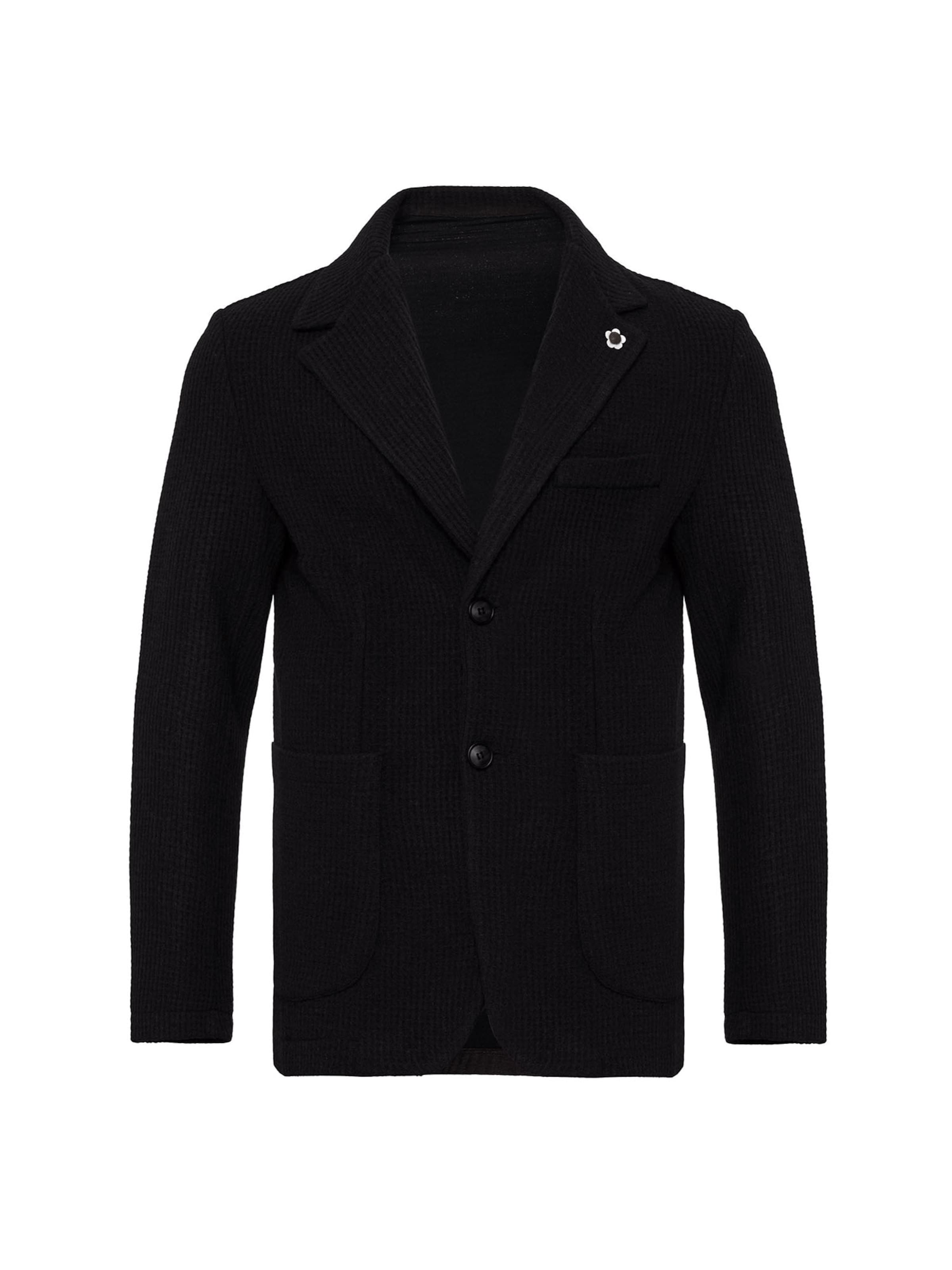 Antioch Regular fit Сако в черно: отпред