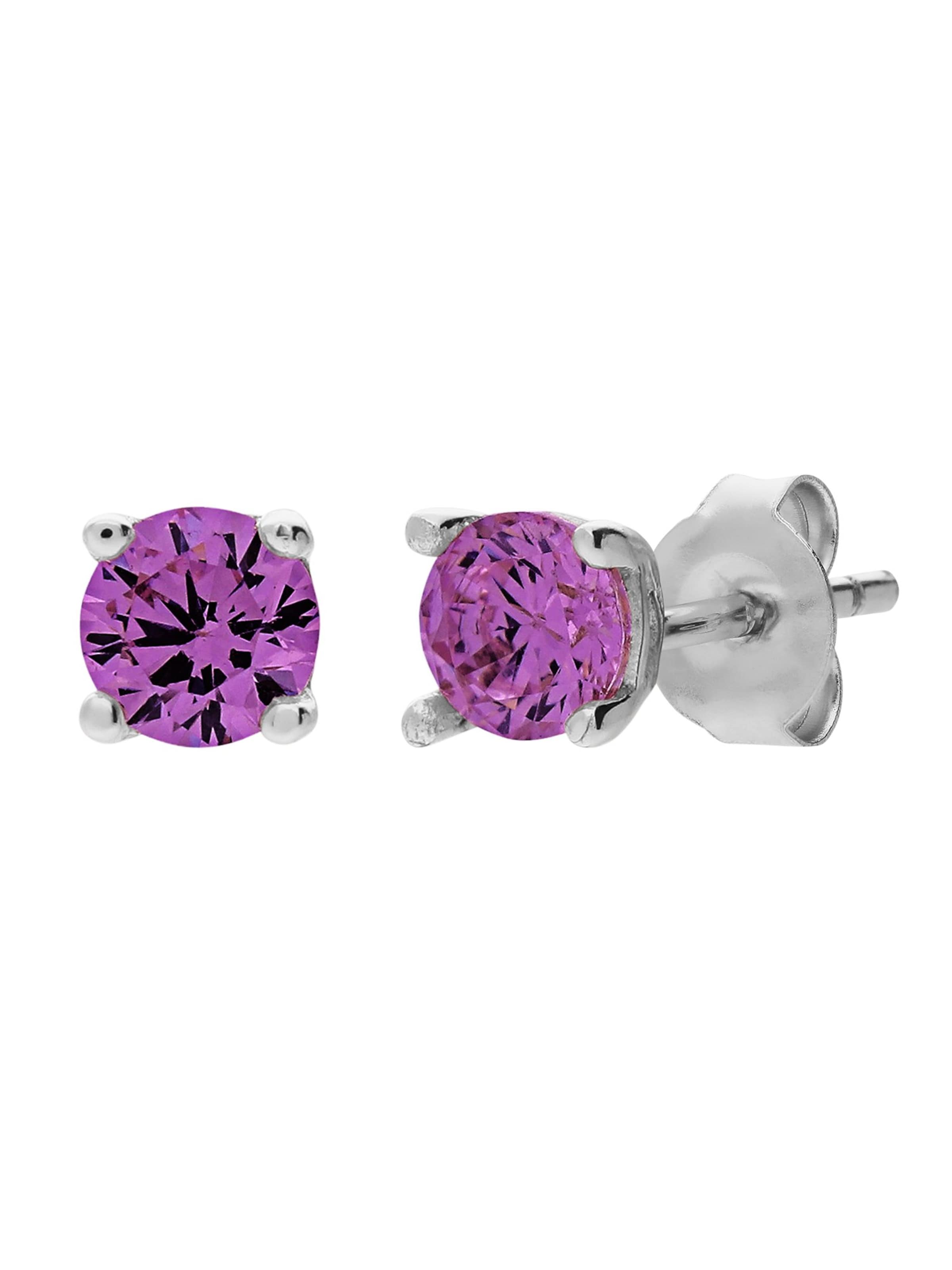 Boucles d'oreilles Lucardi en argent : devant