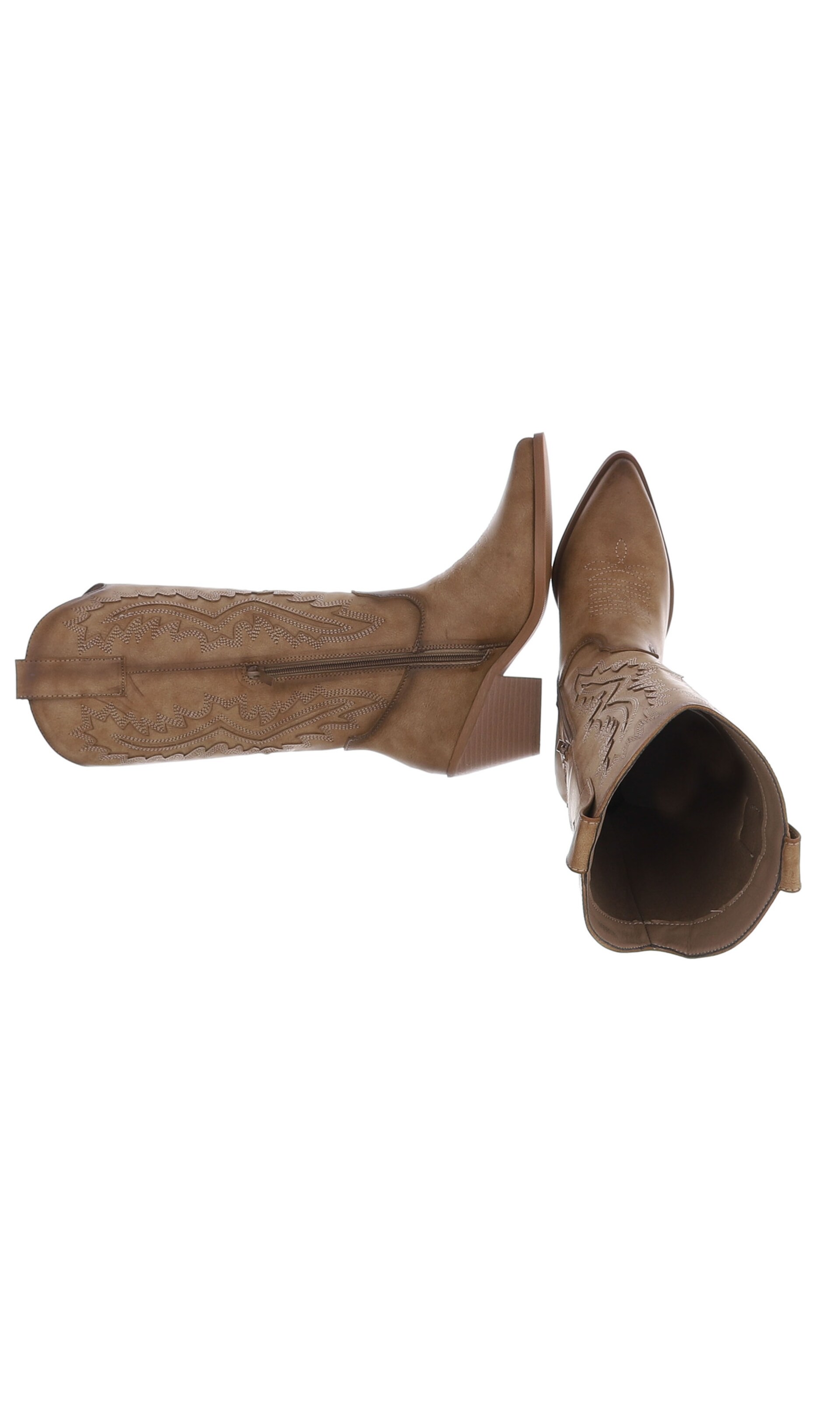 Ital-Design Cowboy Boots in Brown