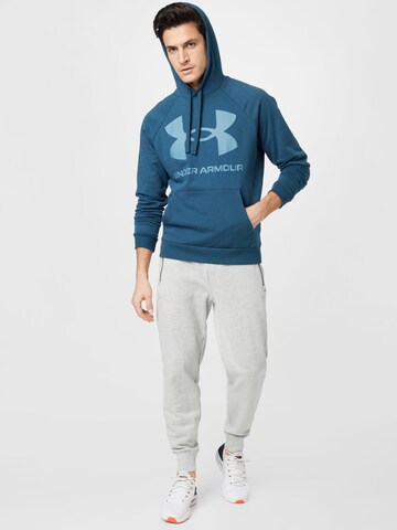 UNDER ARMOUR Sports sweatshirt 'Rival' in Blue