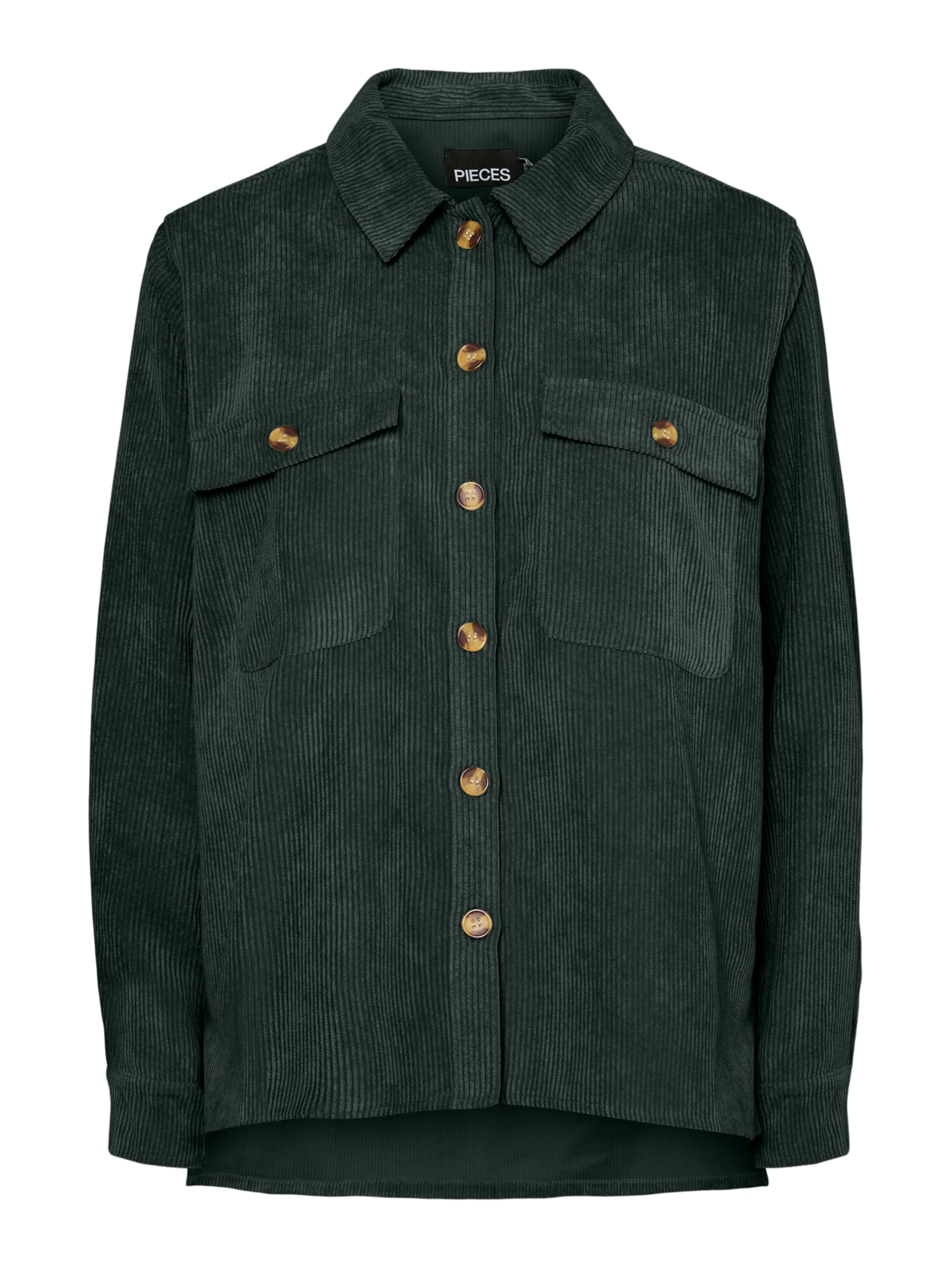 PIECES Μπλούζα 'PCEFFI' σε πράσινο: μπροστά