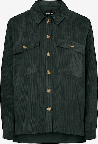 Camicia da donna 'PCEFFI' di PIECES in verde: frontale