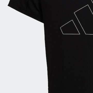 T-Shirt fonctionnel 'Essentials Aeroready -Fit Logo' ADIDAS PERFORMANCE en noir