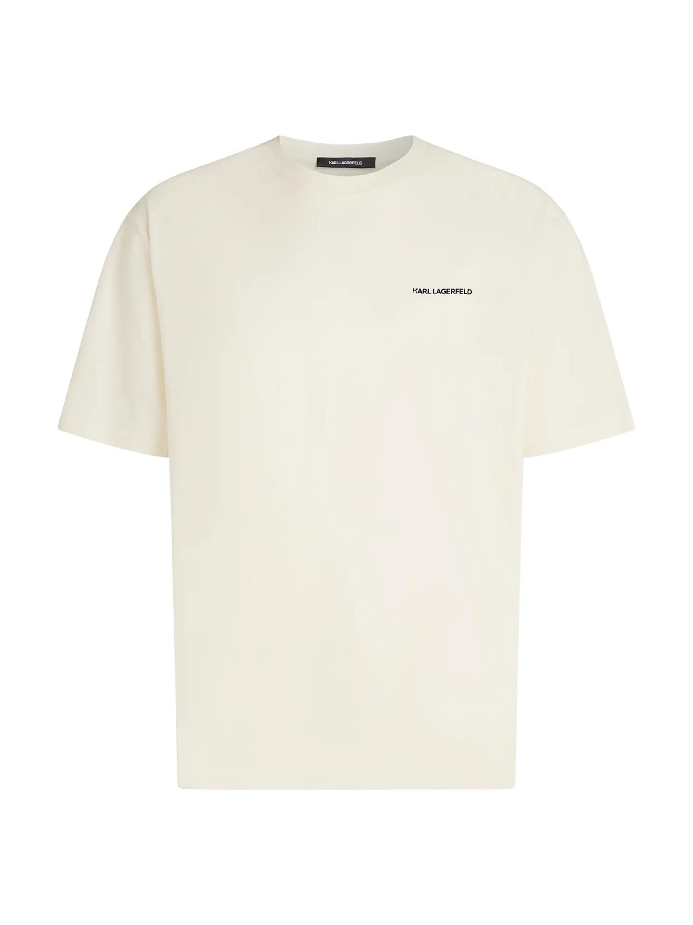 Karl Lagerfeld Camiseta en L en crema / negro, Vista del producto