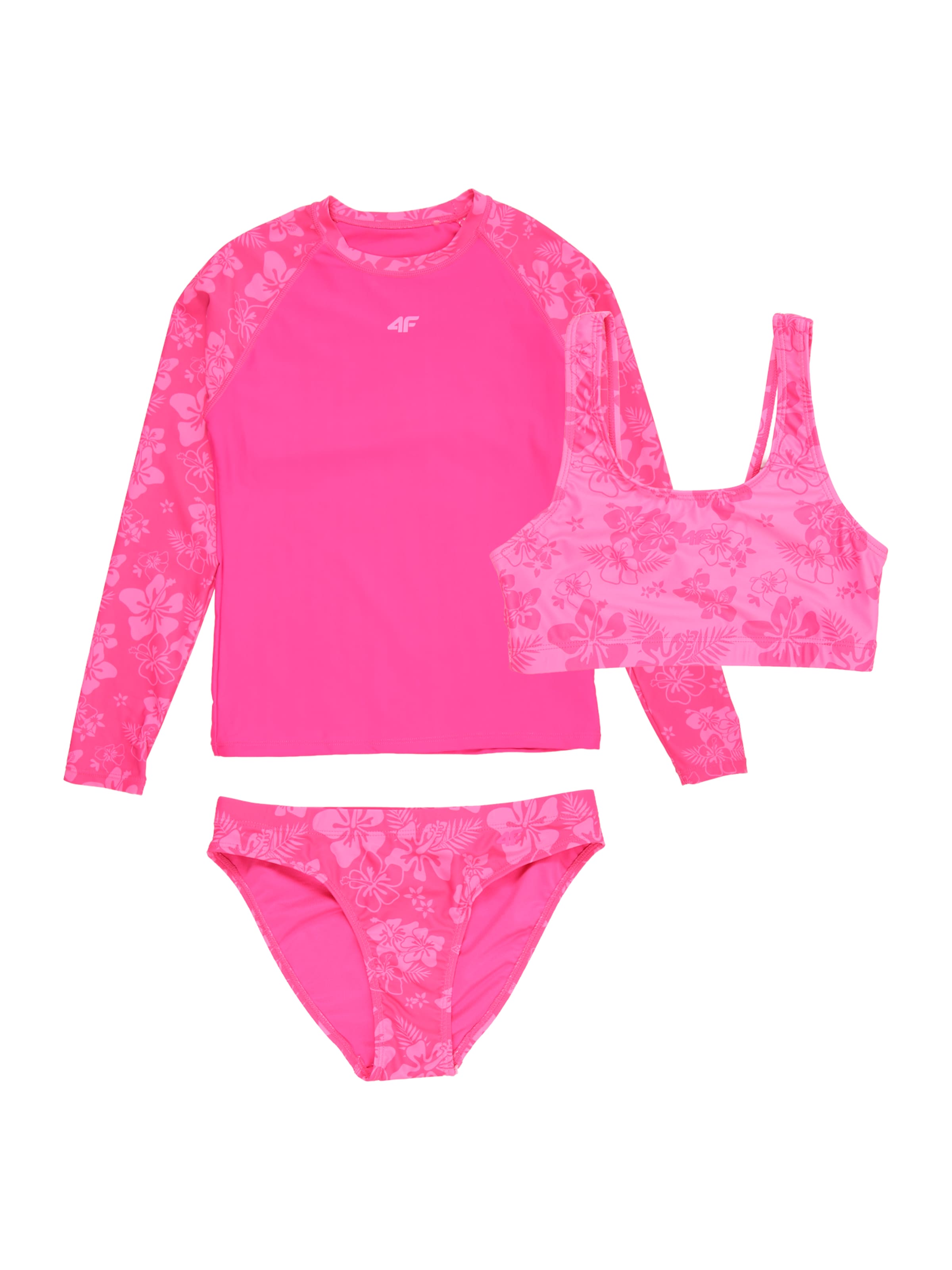 4F Junior Sportsbademode i pink: forside