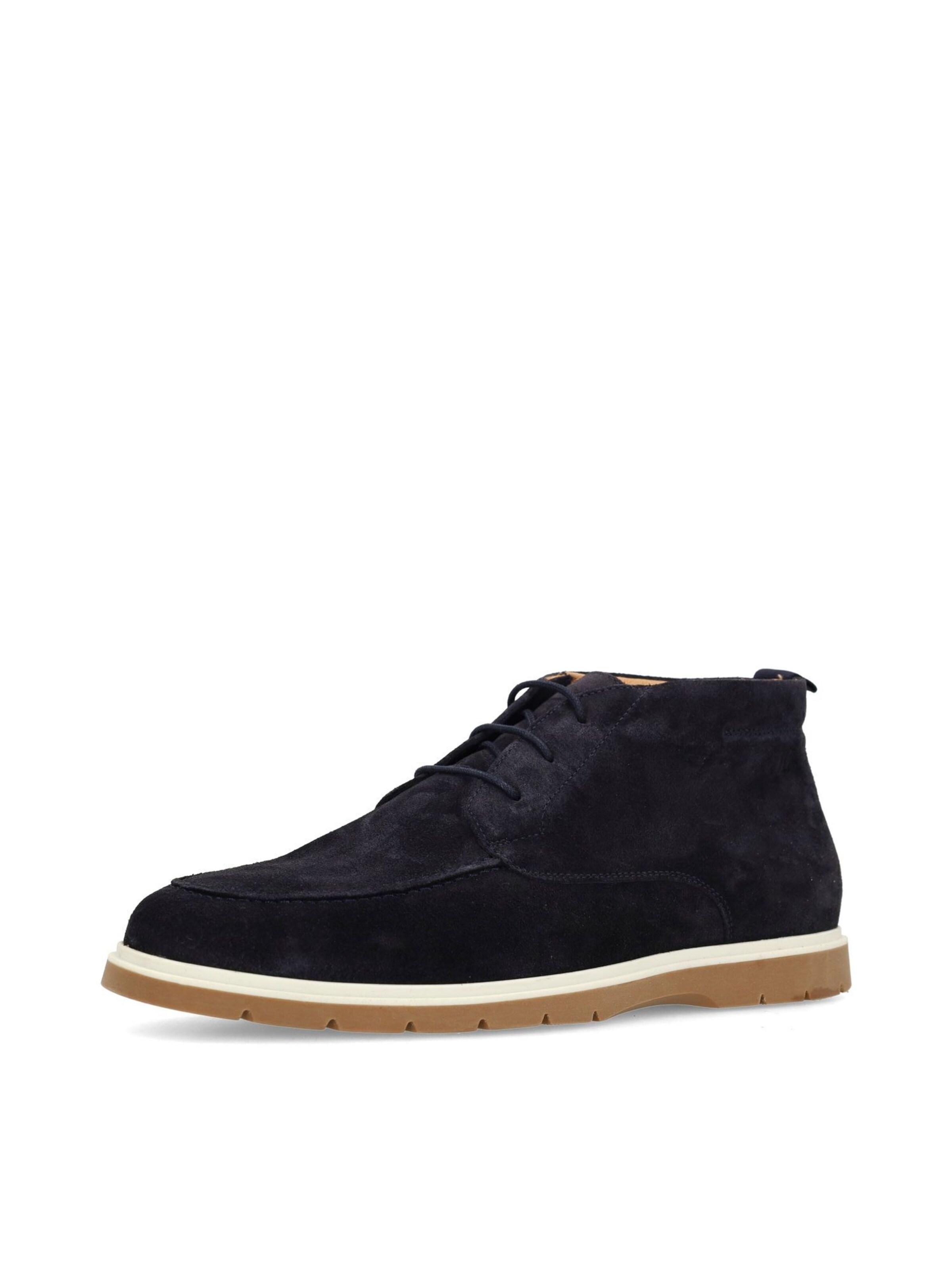 MANFIELD Chukka Boots in Blauw: voorkant