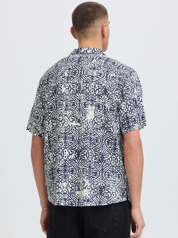 !Solid Comfort fit Button Up Shirt ' SDUwels ' in Blue