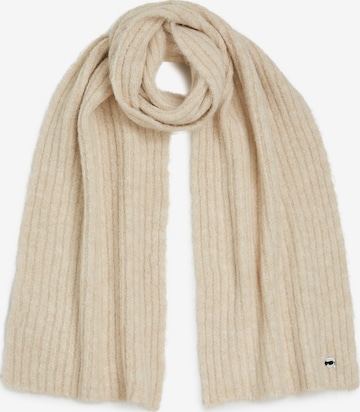 bēšs Karl Lagerfeld Šalle: no priekšpuses