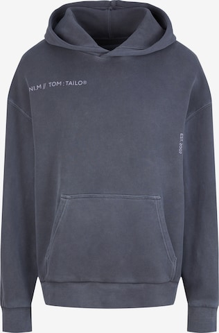 TOM TAILOR DENIM - Sweatshirt em cinzento: frente