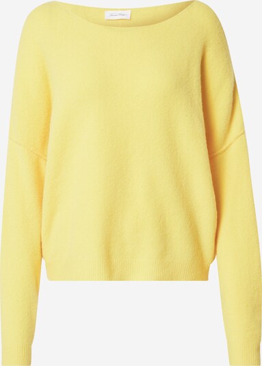 AMERICAN VINTAGE Pull-over 'DAMSVILLE' en jaune, Vue avec produit