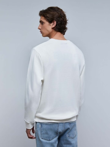 Scalpers Sweatshirt 'Delivery' in Weiß