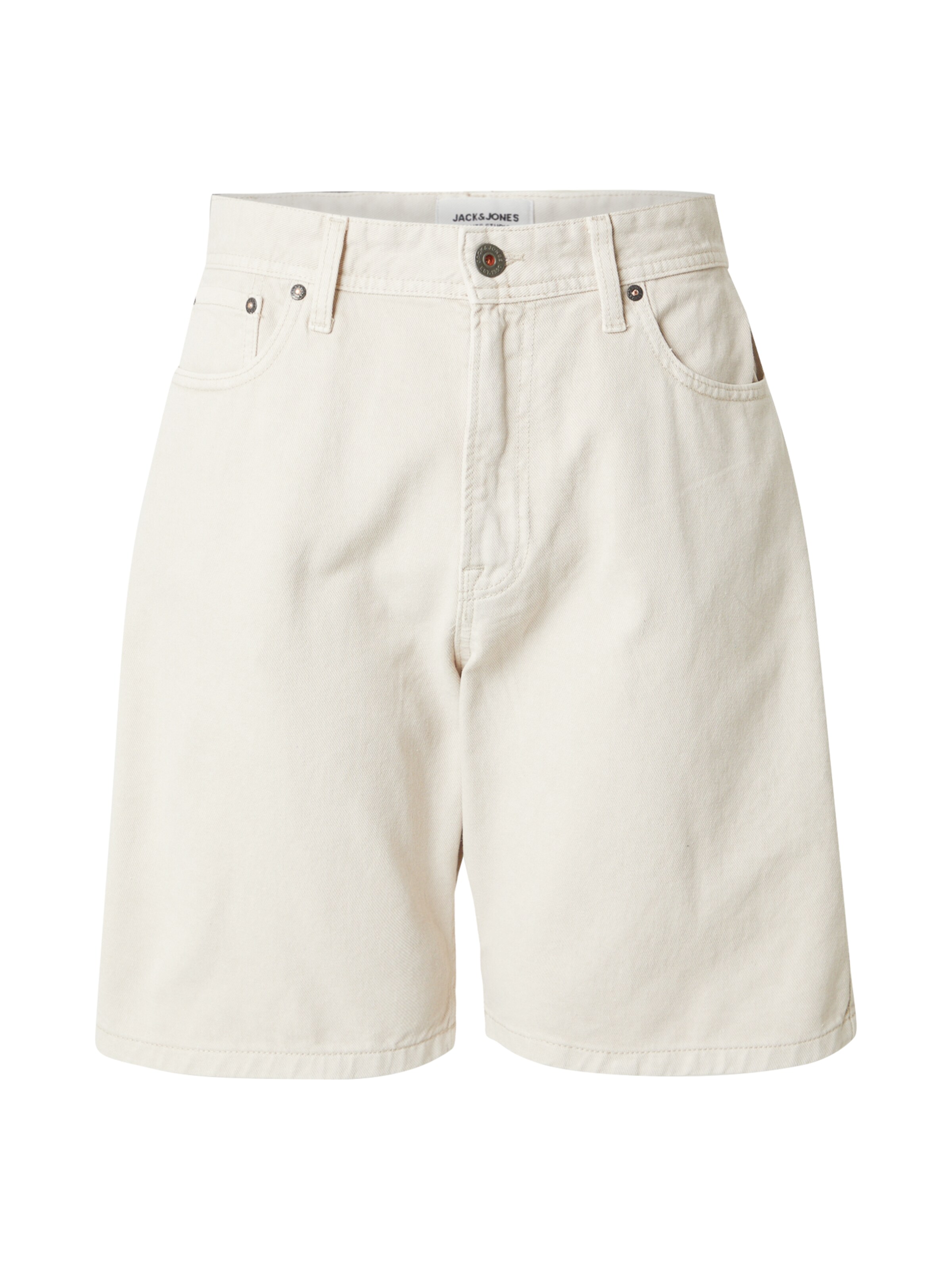 JACK & JONES Широка кройка Дънки 'JPSTTONY' в бежово: отпред