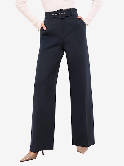 Lipsy Trousers with creases in 34 in Navy, Item view