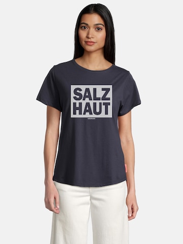 T-shirt 'STEENTJE' salzhaut en bleu : devant