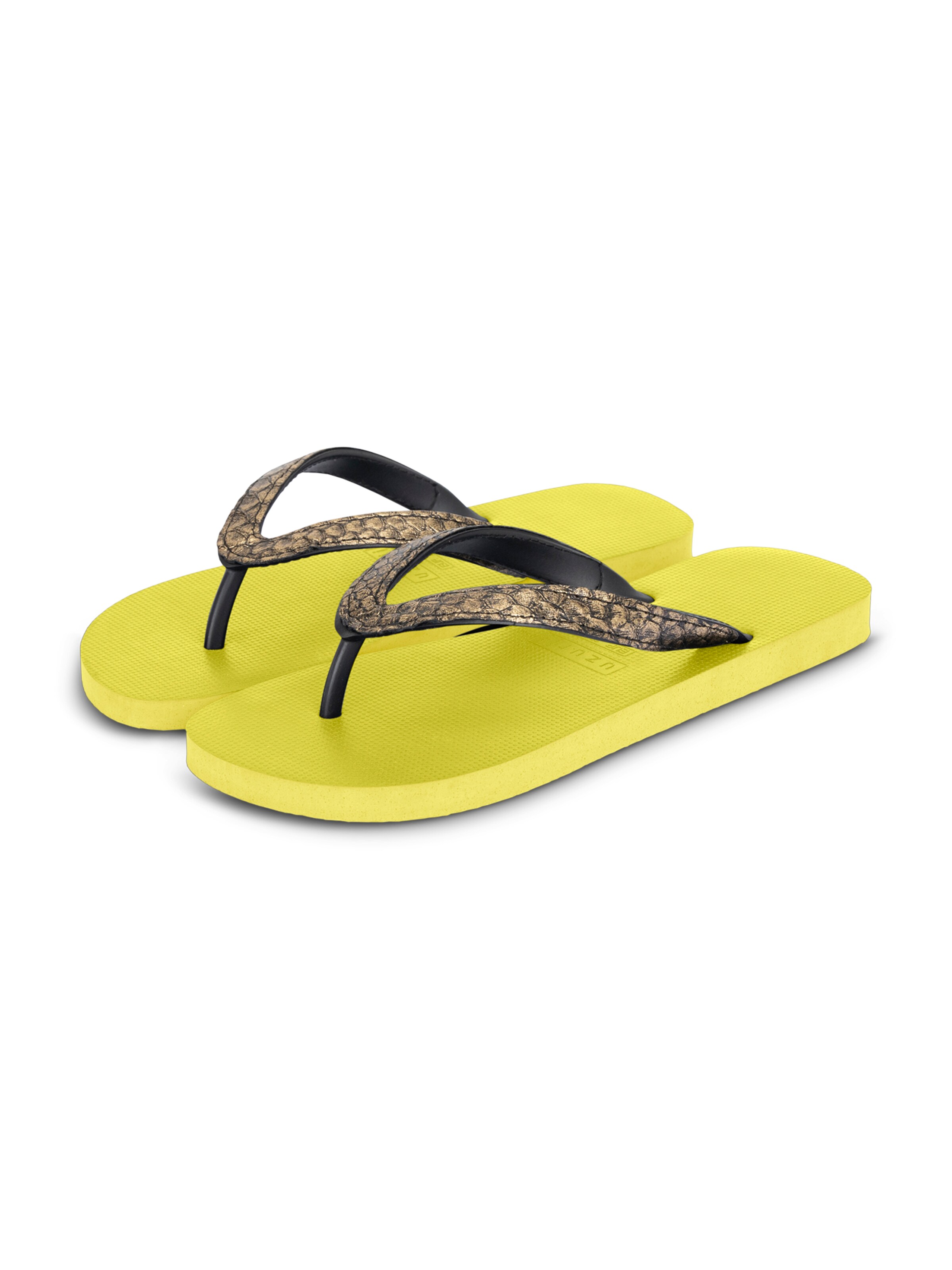 Uzurii Luxury Footwear T-Bar Sandals 'Python' in Green